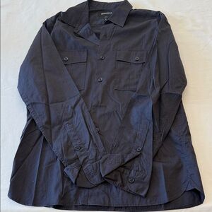 Bonobos Dark Navy Button-Up Shirt Jacket